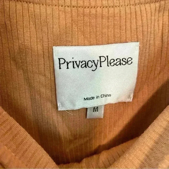 Privacy Please Revolve Silas Off The Shoulder Ribbed Long Sleeve - Picture 3 of 6